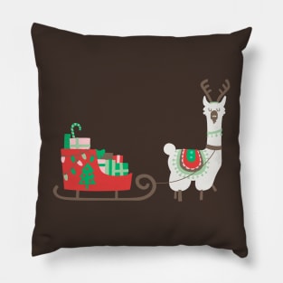 Christmas llama Pillow