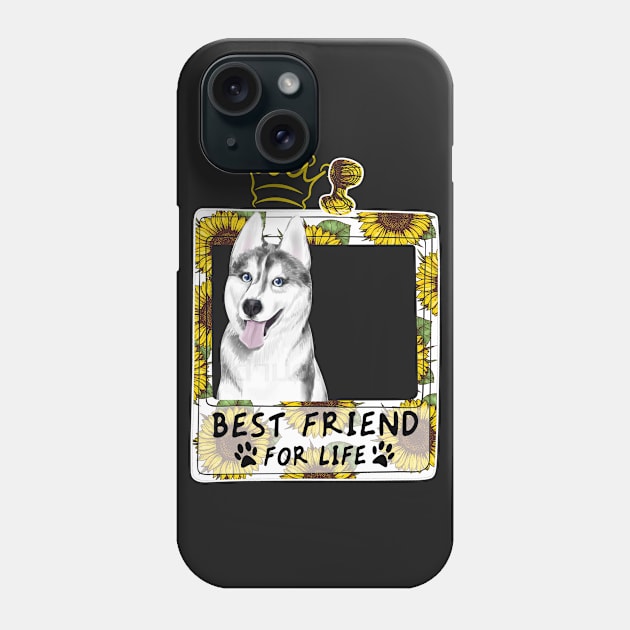 Best Friend For Life T shirt For Husky Lovers Phone Case by Elsie