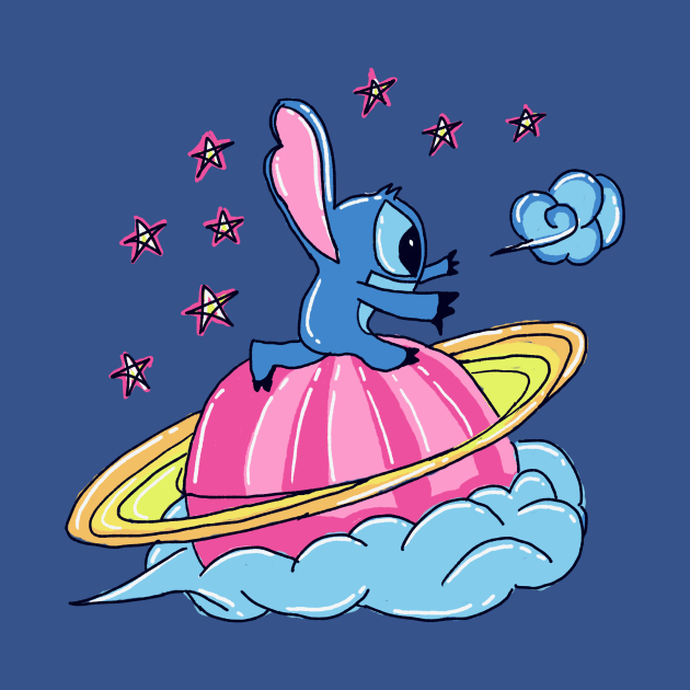 Stitch in space by animericans