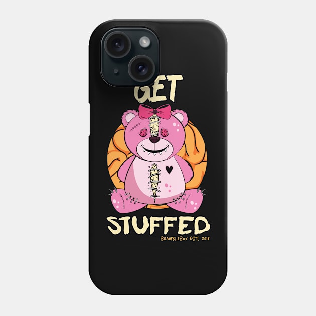 Get Stuffed Teddy Phone Case by BrambleBoxDesigns