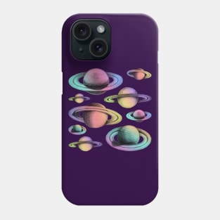 Disco Saturns Phone Case