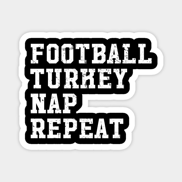 Football turkey repeat Magnet by captainmood