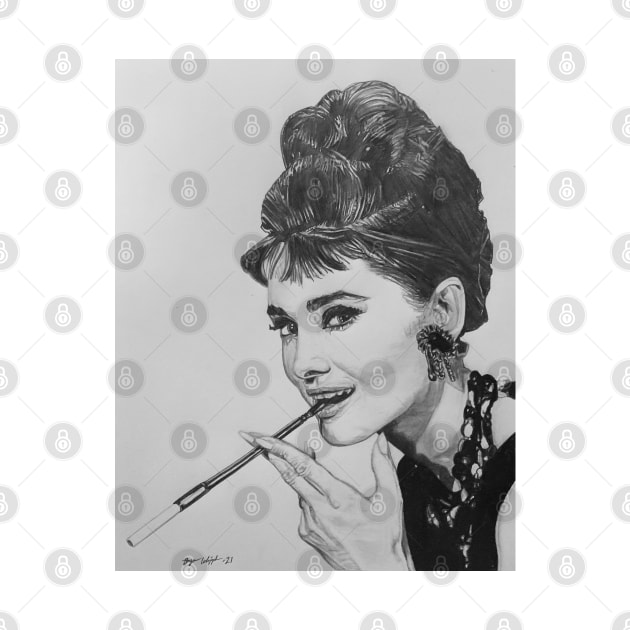 Audrey Hepburn Breakfast at Tiffany’s by BryanWhipple