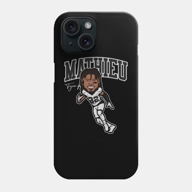 Tyrann Mathieu New Orleans Toon Phone Case by Chunta_Design