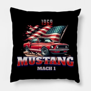 1969 Mustang Mach 1 Pillow