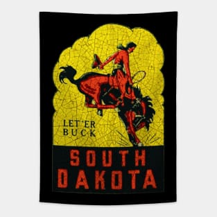 South Dakota Cowboy Tapestry