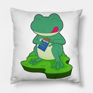 Frog Chocolate bar Pillow