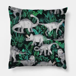 Dinosaur Jungle Pillow