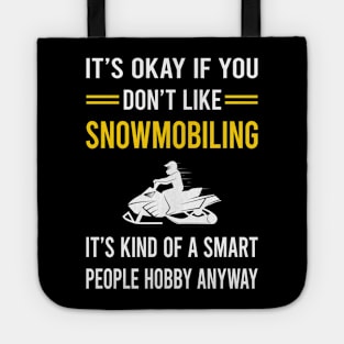 Smart People Hobby Snowmobiling Snowmobile Tote