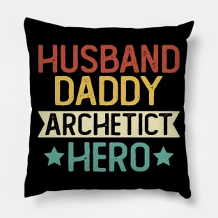 Husband Daddy Archetict Hero Gift Archetict Dad Gift Pillow