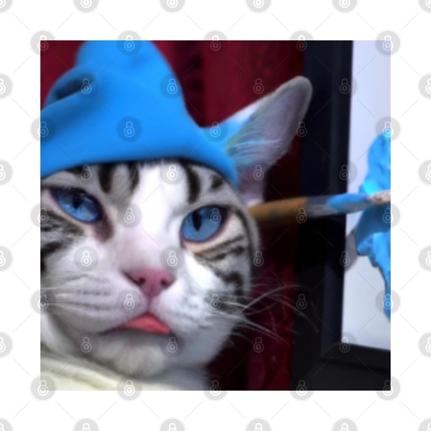 Cattastic Smurf Cat by tearbytea