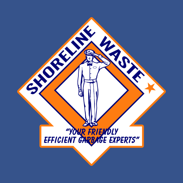 Shoreline Waste Logo by BigOrangeShirtShop