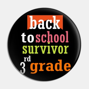 back to school survivor 3rd grade students funny Pin