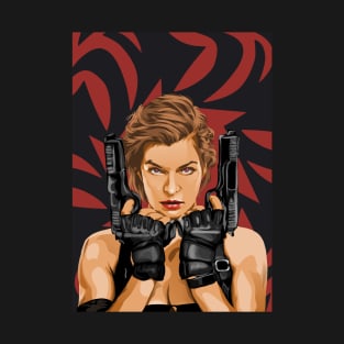 Fanart Alice Resident Evil T-Shirt