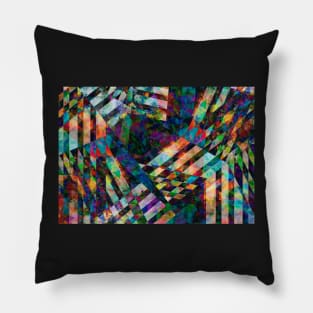 Tilt abstract art Pillow