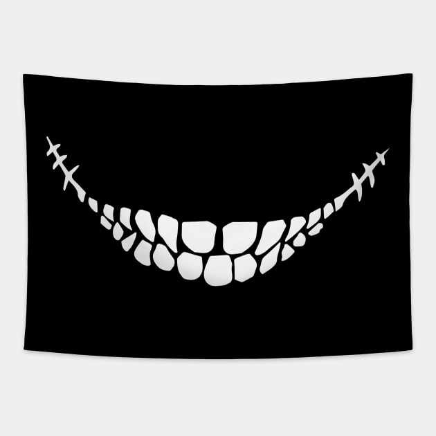 Little Monster Mouth Teeth funny face mask Tapestry by star trek fanart and more