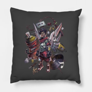 CYBERPUNK GRAFF Pillow