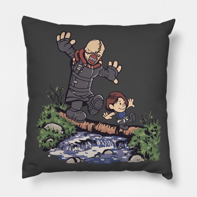 Jill and Nemesis Pillow by yellovvjumpsuit