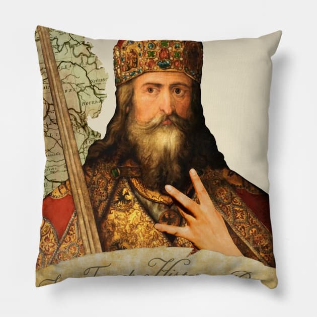 West Francia Best Francia Pillow by GaryGirod