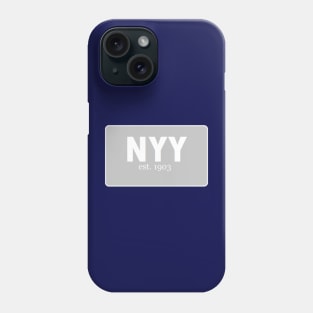 Clean, Classic New York Yankees Design Phone Case