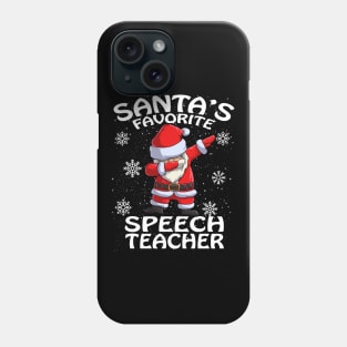 Santas Favorite Speech Teacher Christmas Phone Case