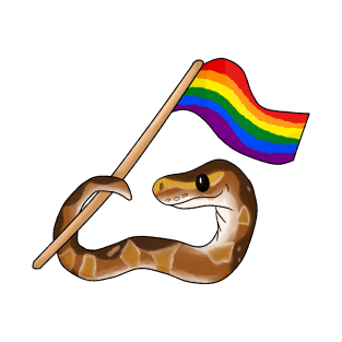 Ball Python Pride! [Normal Morph, Gay] T-Shirt