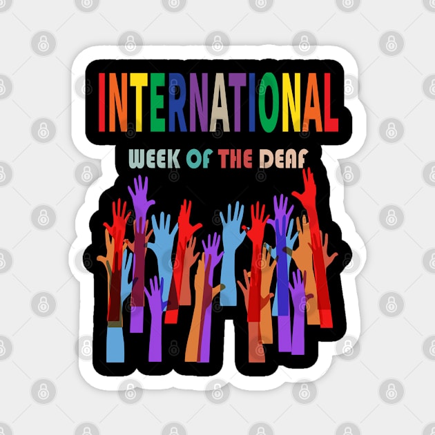 International Week of The Deaf Magnet by ZeroOne