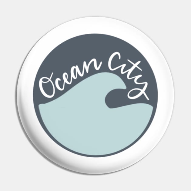 Ocean City Pin by The Letters mdn