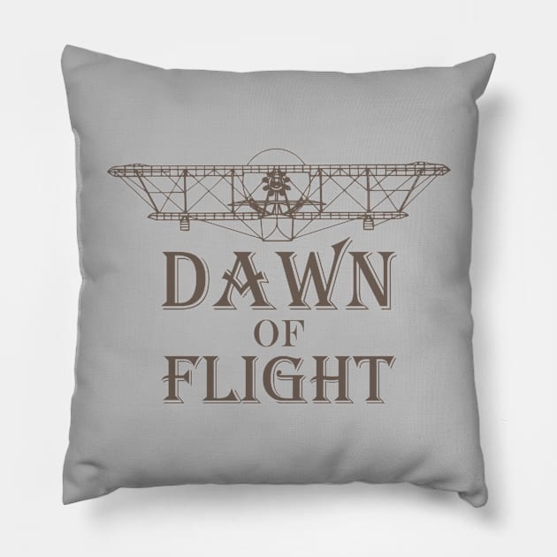 Dawn Of Flight Pillow by TCP