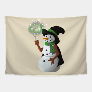 Cunning Snowman Tapestry