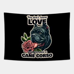 Cane Corso Valentine's day Tapestry