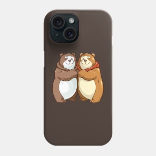 two bear friends Phone Case