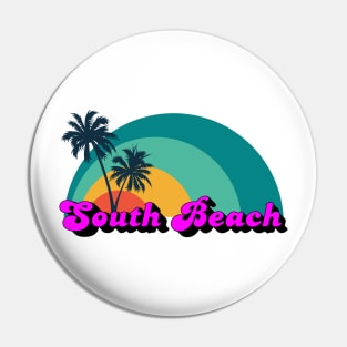 South Beach Shirt Pin