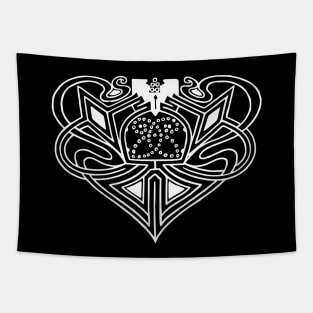 Vintage Celtic Heart Tapestry