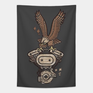 Machine with Eagle Tapestry