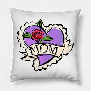 Mom Love Heart Pillow