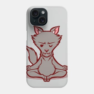 Wolf Animals Meditation Zen Buddhism Phone Case