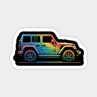 jeep lgbt Magnet