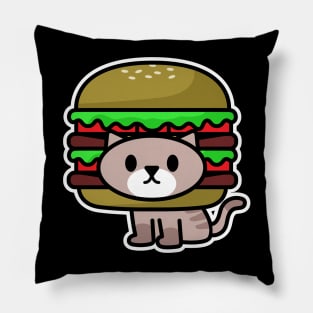 Burger Cat Pillow