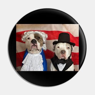 George & Abe Pin