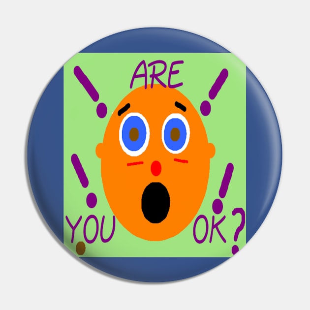Are You Ok illustration Pin by 2triadstore