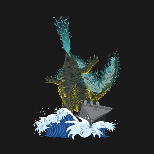 Gojira on the ocean T-Shirt