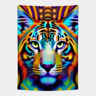 Kosmic Kitty (25) - Trippy Psychedelic Cat Tapestry