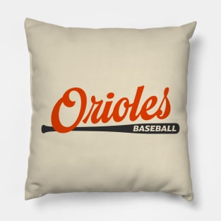 Orioles Baseball Bat Pillow