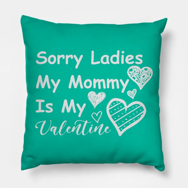 Valentines Day Shirt for Teen Boys Pillow by TEEPOINTER