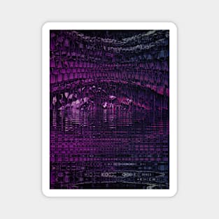 Magenta Woven Boho Rug Magnet