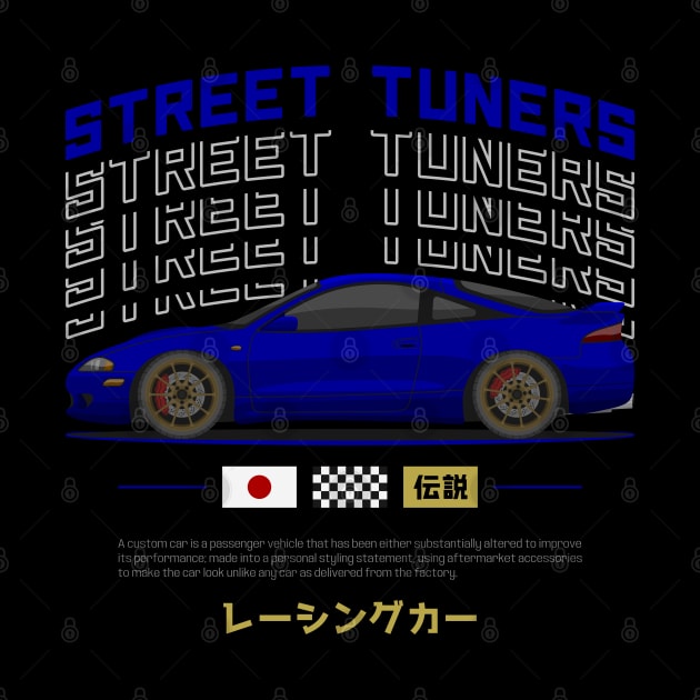 Tuner Blue Eclipse 2GA JDM by GoldenTuners