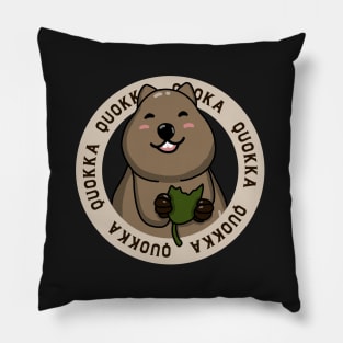 Cute Australian Quokka Pillow