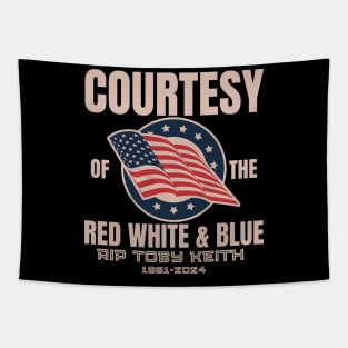 COURTESY Of The Red White And Blue RIP TOBY KEITH 1961  2024 Tapestry