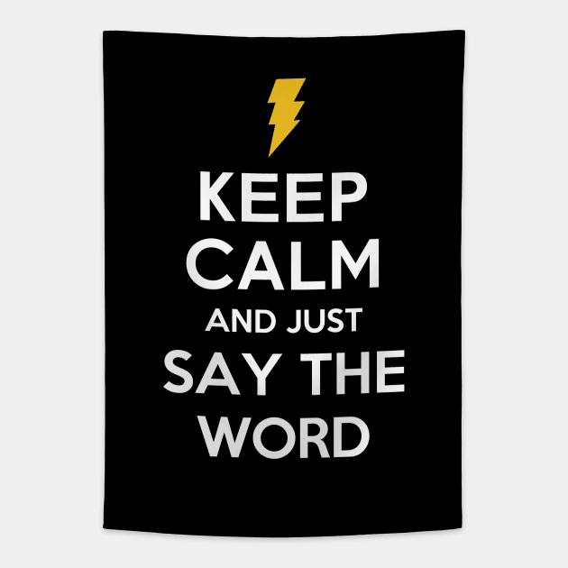 Just say the word: Shazam! Tapestry by The_Interceptor